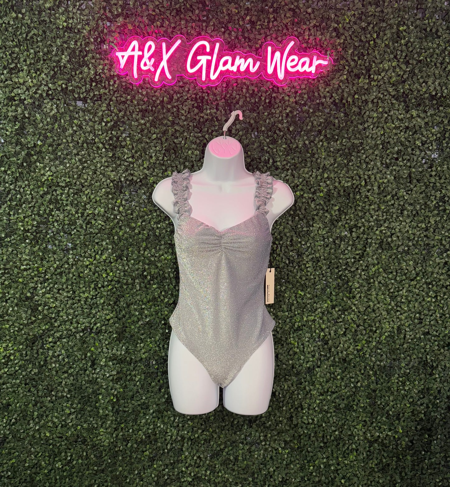 Silver Sequin Bodysuit