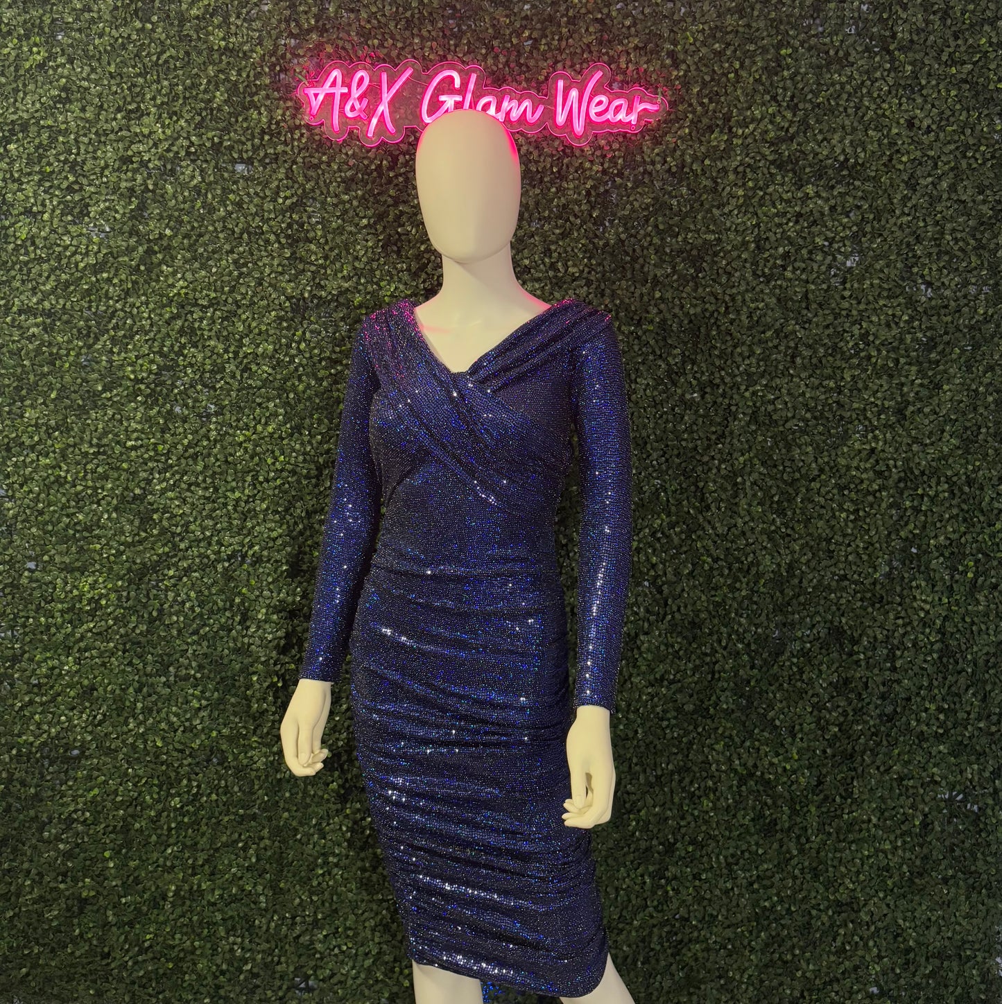 Royal Blue Sequin Dress